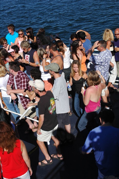 Party cruise deck